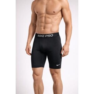 Nike Pro Dri-Fit Black Compression Shorts Men Small Athletic Training Gym